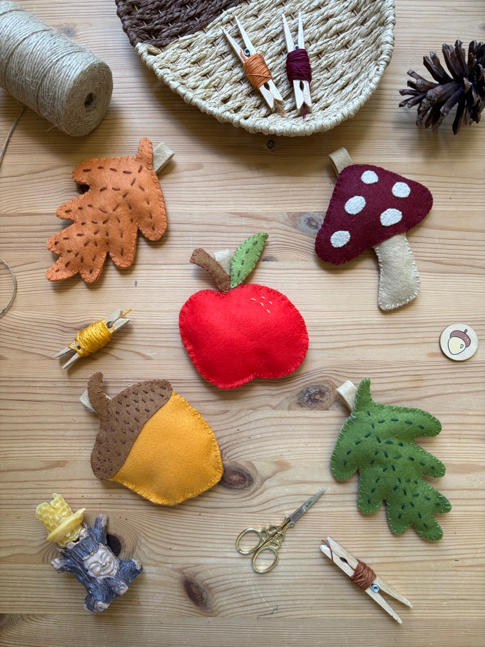 Fall Felt Garland Pattern