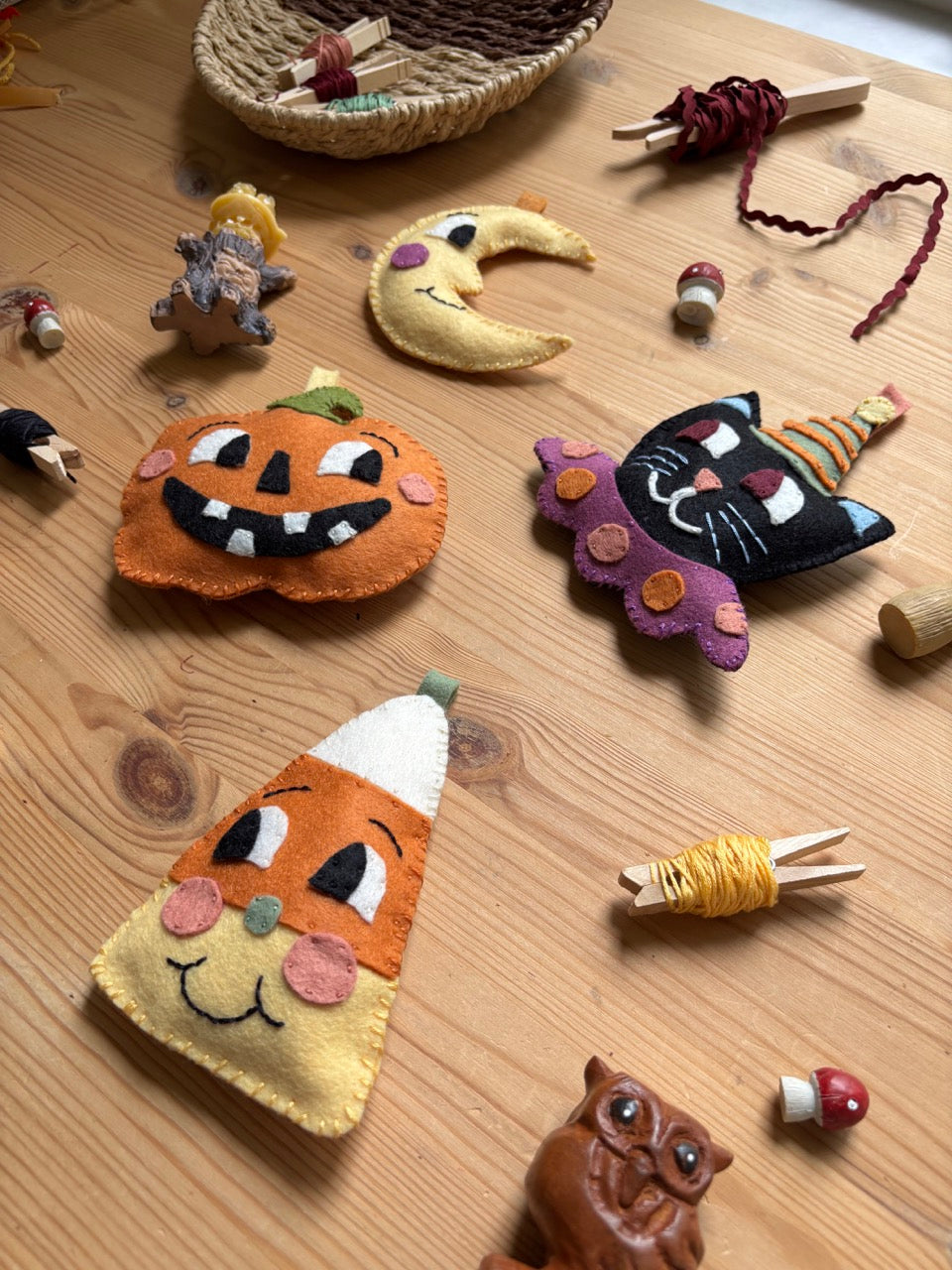 Halloween Felt Garland Pattern