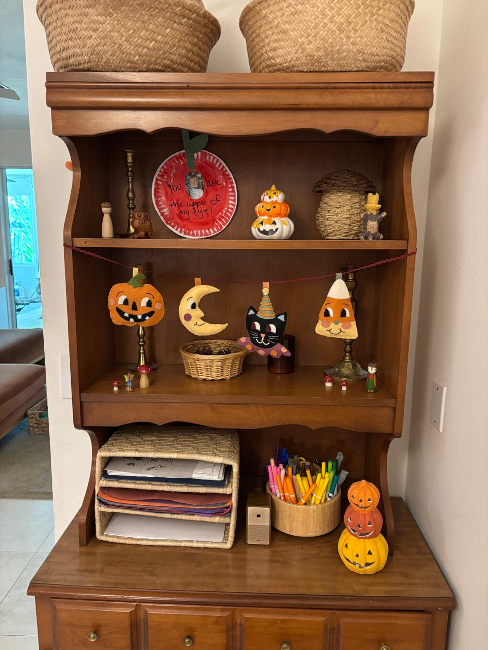 Halloween Felt Garland Pattern